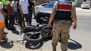 Nusaybin yolunda trafik kazası Bir yaralı var