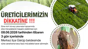 Kırklareli Üsküp’te buğday tarlaları için süne alarmı verildi