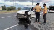 Bingöl yolunda patlayan lastik büyük bir kazaya yol açtı