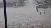 Kars Arpaçay'da dolu ve sel tarım arazilerini vurdu