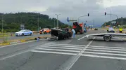 Bolu’da kavşakta kaza 4 kişi yaralandı