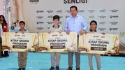 Karataylı öğrenciler kitap okuma maratonunu şenlikle bitirdi