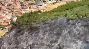 Burhaniye orman yangınında alevler kontrol altına alındı