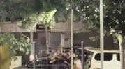 Bursa'da park ortasında saldırı anı