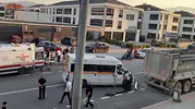 İnegöl'de servis kazası Sürücü ağır yaralı