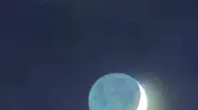 Çanakkale gökyüzünde Ay ve Venüs bayrağımızı selamladı