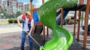 Kağıthane parklarında hijyen operasyonu başladı