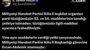 MHP Kilis teşkilatını kapattı yeni başkan atadı