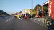Kuzey Marmara Otoyolu'nda sabah trafiğinde can pazarı
