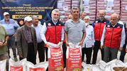 Kahramanmaraşlı çiftçiye 47 ton yerli soya tohumu desteği