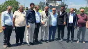 Araban halkı asfaltlanan yolları için kurban kesti