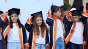 Minik mezunların büyük heyecanı