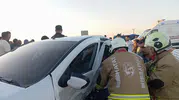 Hatay Kumlu'da iki otomobil çarpıştı