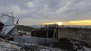 Ağrı'da fırtına dehşeti Evin çatısını metrelerce uzağa fırlattı