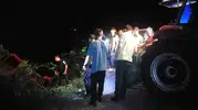 Kastamonu Cide yolunda sürücü kontrolü kaybetti araç şarampole uçtu