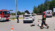 Balıkesir Üniversitesi önünde iki öğrenci kazası