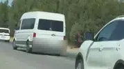 Mersin'de tehlikeli makas atan sürücüye sanal ceza