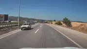 Çanakkale yolunda ters yöne giren sürücü dehşet saçtı