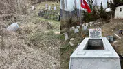 Artvin’de şehit kabirleri özenle yenilendi