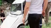 Kayseri Yahyalı'da otomobil uçuruma yuvarlandı