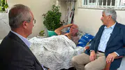 Kahta Belediye Başkanı Hallaç babaların kapısını çaldı