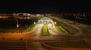 Kayseri Havalimanı yoluna yeni ışıklandırma sistemi geldi