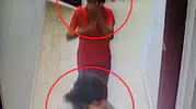 Kızıltepe'de evleri hedef alan iki kadın kameraya yakalandı
