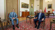 Meclis Başkanı Kurtulmuş Türk dünyası temsilcisi Hasan ile görüştü