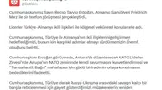 Erdoğan ve Merz telefonda bölgesel krizleri konuştu
