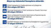 Tarım Bakanlığından üreticiye 375 milyon liralık mayıs desteği