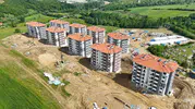 Samsun Kavak'ta TOKİ evleri sahiplerini buluyor