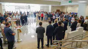 Bartın Üniversitesi personeli bayramlaşma töreninde buluştu