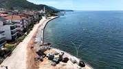 Gölcük Ulaşlı Sahili taşkınlardan 460 metrelik dev dalgakıranla kurtulacak