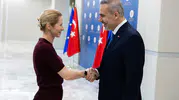 Hakan Fidan Ankara’da AB heyetiyle masaya oturdu
