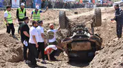 Sivas çamurlu parkurda off-road heyecanı nefes kesti