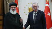 Erdoğan Süryani Ortodoks Kilisesi lideriyle bir araya geldi
