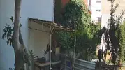 İzmitli öğretmenin tavuk yumurtalarını çalan karga kameraya yakalandı