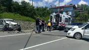 Ordu'da zincirleme kaza 7 kişi hastaneye kaldırıldı