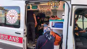 İnegöl'de kavşak kazası dört kişiyi hastanelik etti