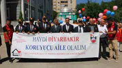 Diyarbakır'da çocuklara sıcak bir yuva için yürüdüler
