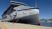 Bodrum limanına dev misafir Scarlet Lady ikinci kez geldi