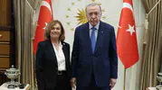 Erdoğan Külliyede İspanyol yargı temsilcisini ağırladı