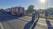 Keşan yolundaki iş yerinde yangın paniği