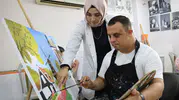 Birecikli İbrahim spor ve sanatla kabuğunu kırdı