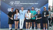 EGİAD üyeleri Alaçatı’da padel kortunda buluştu