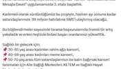Kanser taraması için telefonunuza mesaj gelirse şaşırmayın