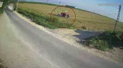 Hatay'da traktör kazası Saniyelerle kurtuldu