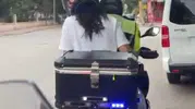 Konya’da sınav paniği yaşayan öğrencileri polis okullarına yetiştirdi