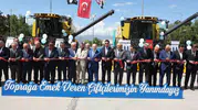 Erzurum çiftçisinin hasat mesaisine teknolojik destek