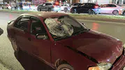 Samsun Atakumda motosikletli sürücü otomobille çarpıştı